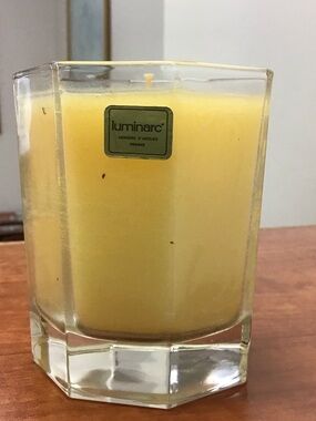 RARE NEW Luminarc Verrerie D’Arques Scented Candle (France)